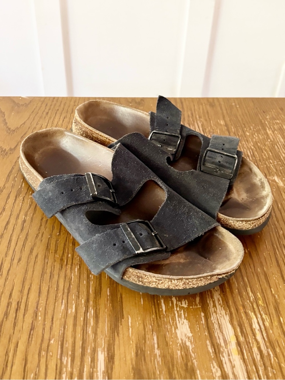 Betula by Birkenstock Arizona Sandals Brown Suede Ladies 8 women’s 6 EU 39